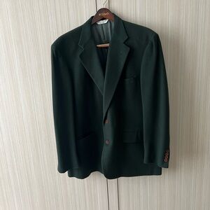 Joseph Abboud Deep Green Men's wool Blazer 46